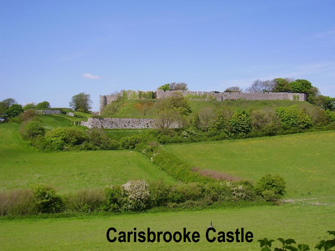 Isle of Wight - Carisbrooke Castle : Image credit Wiki Commons